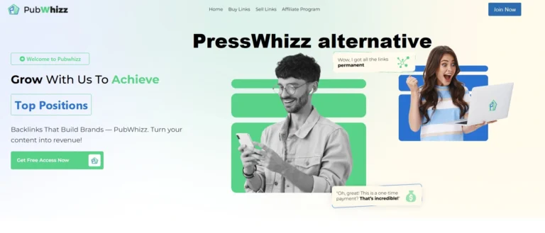 PubWhizz best PressWhizz alternative with 35000+ sites global press release distribution